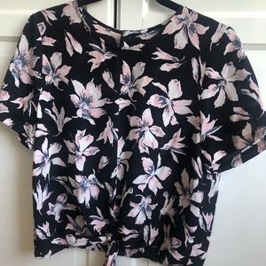 Madewell floral blouse